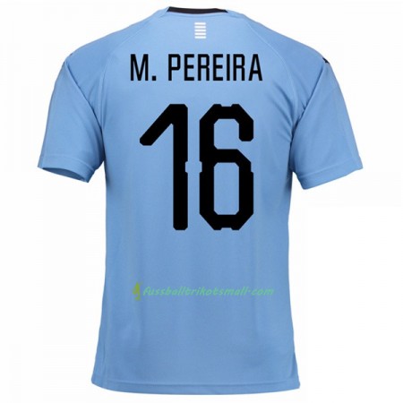 Fußballtrikots Uruguay M.Pereira 16 WM 2018 Heimtrikotsatz kaufen